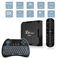 Optional Backlit Wireless Keyboard Remote Control