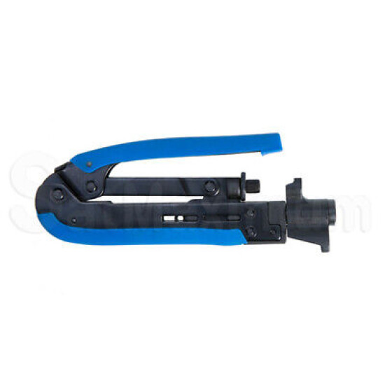 RG11 RG59 RG6 Coax Cable Hand Crimping Compression Tool for F-Type Connectors RG11 RG59 RG6 Coax Cable Hand Crimping Compression Tool for F-Type Connectors
