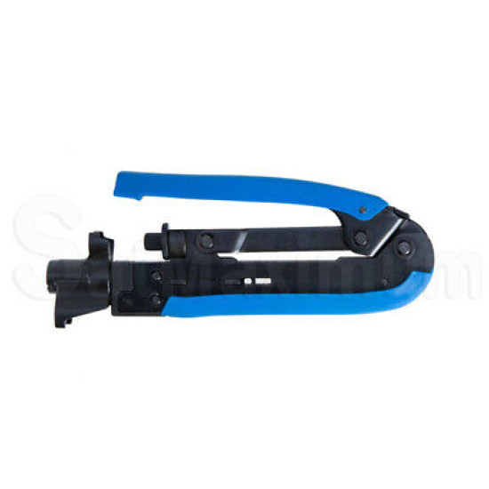 RG11 RG59 RG6 Coax Cable Hand Crimping Compression Tool for F-Type Connectors RG11 RG59 RG6 Coax Cable Hand Crimping Compression Tool for F-Type Connectors