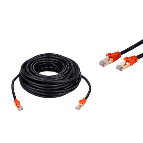 CAT7 Outdoor 75FT Ethernet Patch Cable 26AWG Copper SFTP LAN RJ45 Cord CAT7 Outdoor 75FT Ethernet Patch Cable 26AWG Copper SFTP LAN RJ45 Cord
