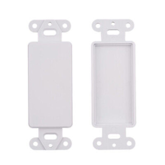 Decora Keystone Jack Wall Plates Snap-In White 0 1 2 3 4 Port Multipack LOT Decora Keystone Jack Wall Plates Snap-In White 0 1 2 3 4 Port Multipack LOT