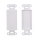 Decora Keystone Jack Wall Plates Snap-In White 0 1 2 3 4 Port Multipack LOT Decora Keystone Jack Wall Plates Snap-In White 0 1 2 3 4 Port Multipack LOT