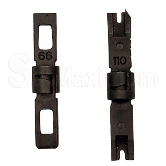 Replacement Blade Set 110/66 for Punch Down Tool Cat5e Cat6 LAN Network Wire Replacement Blade Set 110/66 for Punch Down Tool Cat5e Cat6 LAN Network Wire