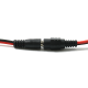 DC Power Pigtail Cable Plug 18AWG 2.1mm x 5.5mm 12V 5A Male & Female Pack Lot