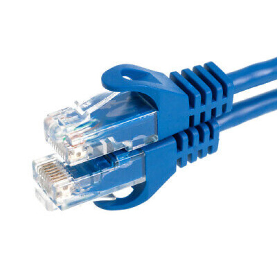 CAT6e/CAT6 Ethernet LAN Network RJ45 Patch Cable Blue 1.5FT- 20FT Multipack LOT