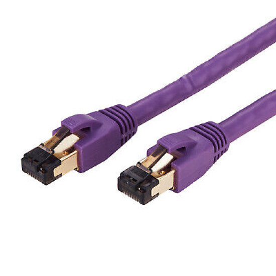 CAT8 Purple SFTP Ethernet Cable 40Gbps 2GHz Copper LAN Wire 0.5FT-75FT Multi LOT CAT8 Purple SFTP Ethernet Cable 40Gbps 2GHz Copper LAN Wire 0.5FT-75FT Multi LOT