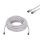 CAT8 Ethernet Cable Super Speed 40Gbps LAN Wire White 0.5FT- 75FT Multipack LOT CAT8 Ethernet Cable Super Speed 40Gbps LAN Wire White 0.5FT- 75FT Multipack LOT