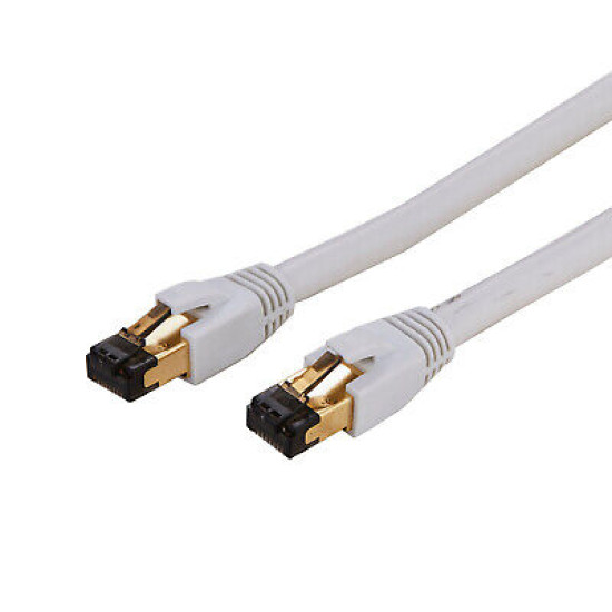 CAT8 Ethernet Cable Super Speed 40Gbps LAN Wire White 0.5FT- 75FT Multipack LOT CAT8 Ethernet Cable Super Speed 40Gbps LAN Wire White 0.5FT- 75FT Multipack LOT