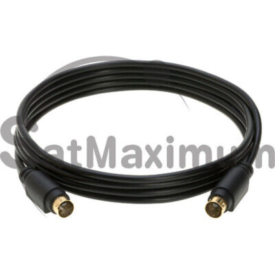 S Video 6FT Cable 4 Pin M/M SVHS, DVD, VCR Male to Male S-Video Cord S Video 6FT Cable 4 Pin M/M SVHS, DVD, VCR Male to Male S-Video Cord