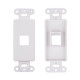 Decora 1-Port Keystone Jack Wall Plate Insert White for RCA F-TYPE RJ45 HDMI LOT Decora 1-Port Keystone Jack Wall Plate Insert White for RCA F-TYPE RJ45 HDMI LOT