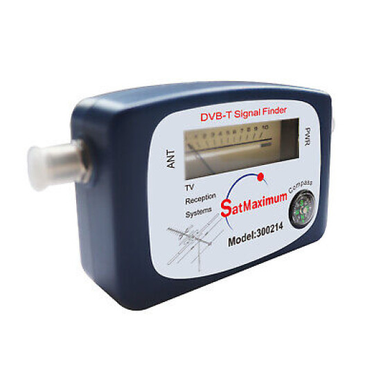 DVB-T Antenna Signal Finder Strength Meter HDTV Aerial Terrestrial with Compass DVB-T Antenna Signal Finder Strength Meter HDTV Aerial Terrestrial with Compass