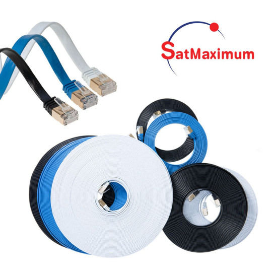 CAT7 Flat U/FTP Ethernet Patch Cable 10Gbps LAN Network Cord Multipack LOT CAT7 Flat U/FTP Ethernet Patch Cable 10Gbps LAN Network Cord Multipack LOT