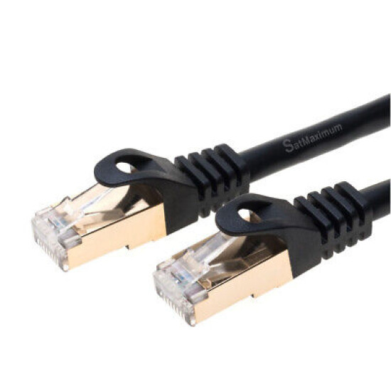 Cat7 S/FTP Ethernet Cable High Speed LAN RJ45 Patch Cord Black 25ft - 200ft LOT Cat7 S/FTP Ethernet Cable High Speed LAN RJ45 Patch Cord Black 25ft - 200ft LOT