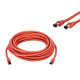 CAT8 Orange STFP Ethernet Cable 40Gbps 2GHz Copper LAN Wire 0.5FT-75FT Multi LOT CAT8 Orange STFP Ethernet Cable 40Gbps 2GHz Copper LAN Wire 0.5FT-75FT Multi LOT