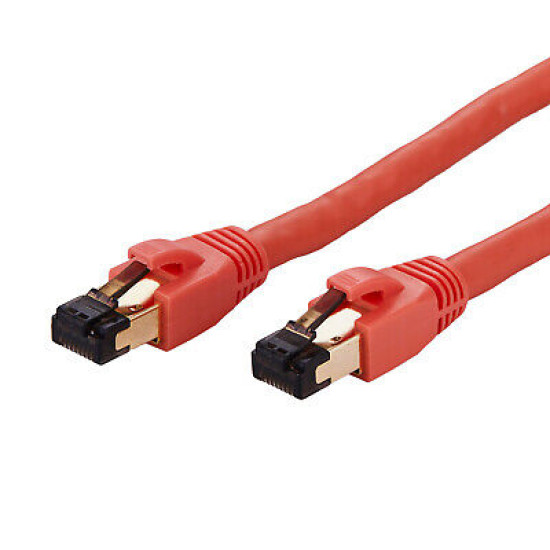 CAT8 Orange STFP Ethernet Cable 40Gbps 2GHz Copper LAN Wire 0.5FT-75FT Multi LOT CAT8 Orange STFP Ethernet Cable 40Gbps 2GHz Copper LAN Wire 0.5FT-75FT Multi LOT