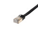 CAT7 Ultra Slim Flat SFTP Ethernet Patch Cable 10Gbps LAN Network Cord Black Lot CAT7 Ultra Slim Flat SFTP Ethernet Patch Cable 10Gbps LAN Network Cord Black Lot