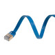 CAT7 Ultra Slim Flat S/FTP Ethernet Patch Cable 10Gbps LAN Network Cord Blue Lot CAT7 Ultra Slim Flat S/FTP Ethernet Patch Cable 10Gbps LAN Network Cord Blue Lot