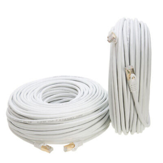 Cat7 S/FTP Ethernet Patch Cord Copper LAN Network Wire 50FT-200FT Multi LOT Cat7 S/FTP Ethernet Patch Cord Copper LAN Network Wire 50FT-200FT Multi LOT