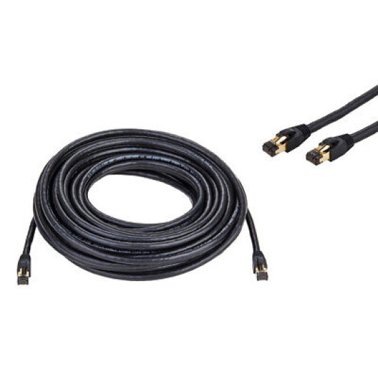 CAT8 Ethernet Cable Super Speed 40Gbps LAN Wire Black 0.5FT- 75FT Multipack LOT CAT8 Ethernet Cable Super Speed 40Gbps LAN Wire Black 0.5FT- 75FT Multipack LOT
