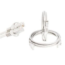CAT6e/CAT6 Ethernet Patch Cable RJ-45 LAN Network Cord White 1.5FT - 20FT LOT